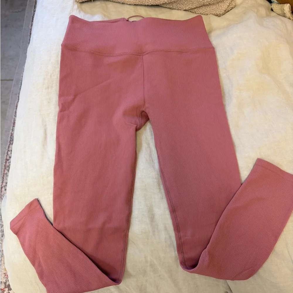 Fabletics Pink High-Waisted Leggings - Picture 7 of 7